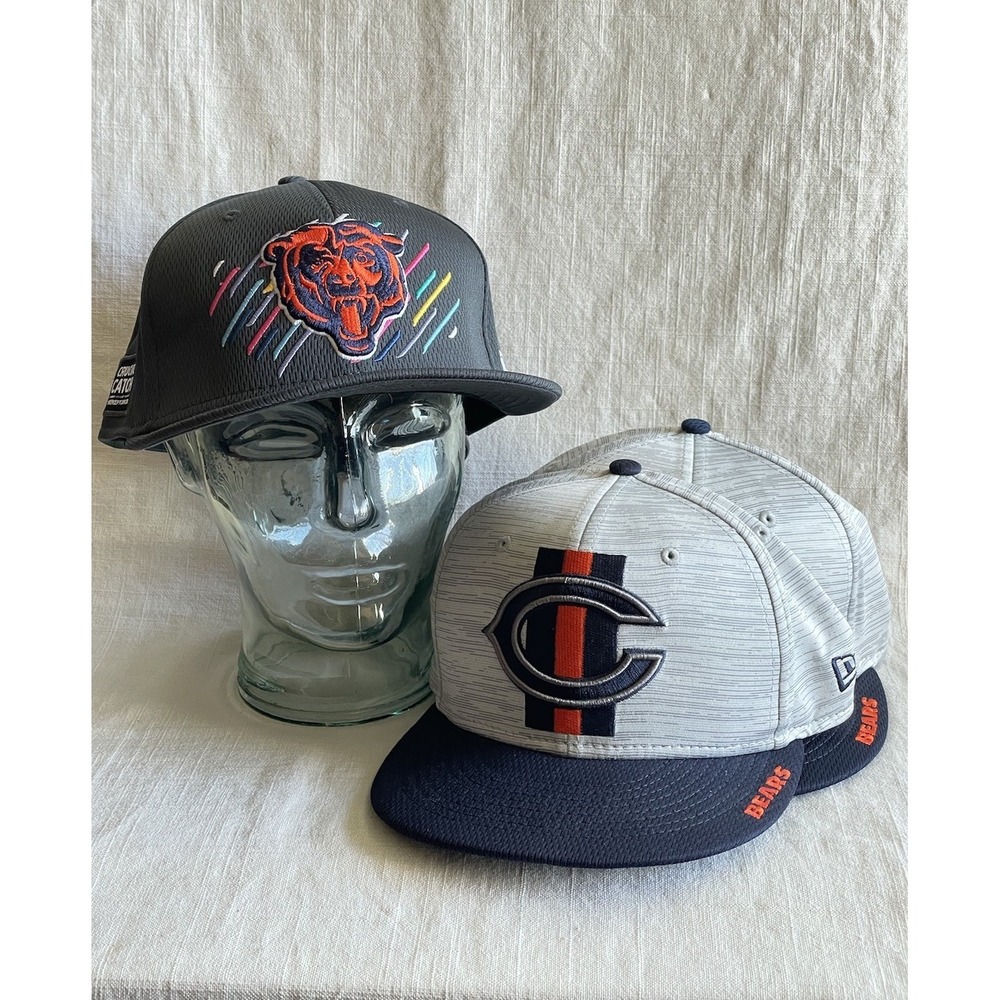 SET OF 3 CHICAGO BEARS New Era 9FIFTY Cole Kmet NFL Snapback Hat Cap L/XL